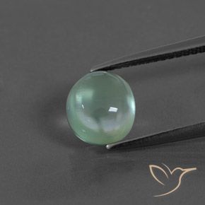 2.30ct طبيعي أخضرالنعناع بريهنيت, بيضوي, شفاف