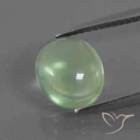 2.25ct طبيعي اخضر فاتح بريهنيت, بيضوي, شفاف