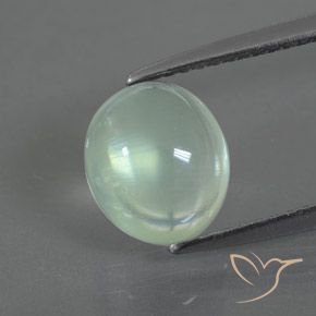 2.34ct طبيعي اخضر المريمية فاتح جدا بريهنيت, بيضوي, شفاف