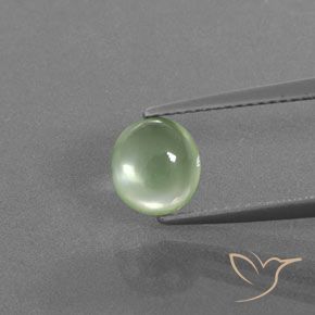 1.76ct طبيعي أخضر كمثرى باهت بريهنيت, بيضوي, شفاف