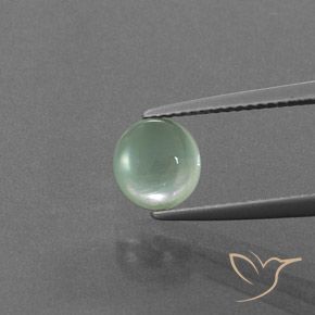 1.73ct طبيعي أخضرالنعناع بريهنيت, دائري, شفاف
