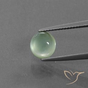2.26ct طبيعي اخضر فاتح بريهنيت, دائري, شفاف