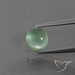 2.40ct طبيعي نعناعى فاتح بريهنيت, بيضوي, شفاف