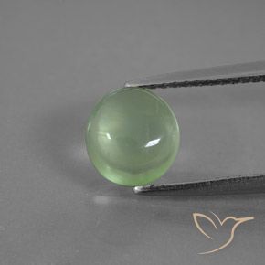 1.93ct طبيعي أخضر مصفر بريهنيت, بيضوي, شفاف