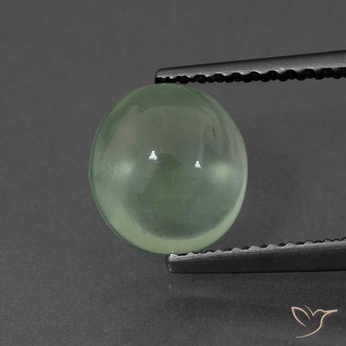 2.34ct طبيعي أخضر أناناسى فاتح بريهنيت, بيضوي, شفاف