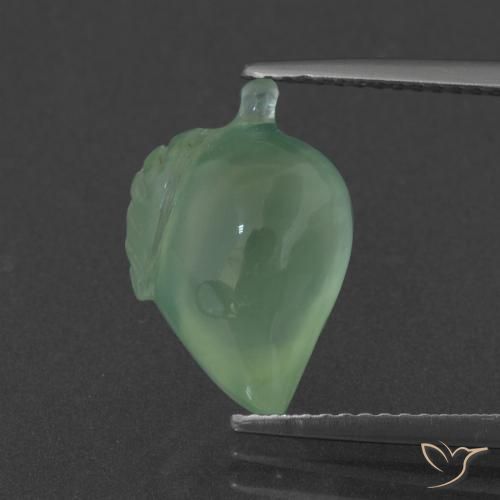 6.25ct طبيعي اخضر فاتح بريهنيت, فانسى, نصف شفاف