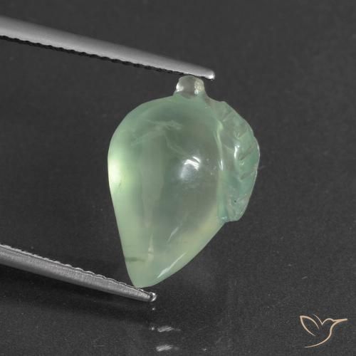 8.80ct طبيعي أخضر أصفر فاتح بريهنيت, فانسى, نصف شفاف