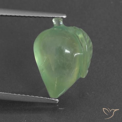 8.30ct طبيعي أخضر متوسط بريهنيت, فانسى, نصف شفاف