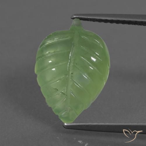 5.77ct طبيعي أخضر متوسط بريهنيت, فانسى, شفاف