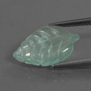 بريهنيت اخضر فاتح طبيعي، شكل خيالي، 5.02 قيراط، شفاف