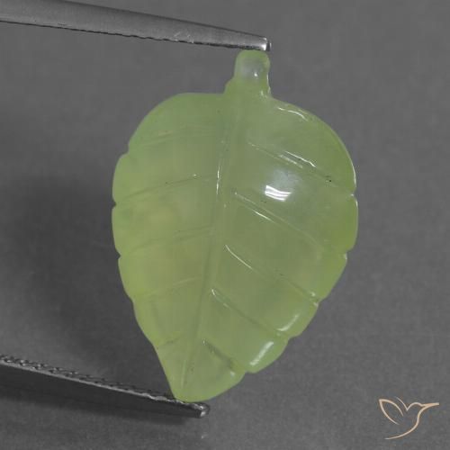 11.78ct طبيعي ليمون اخضر بريهنيت, فانسى, شفاف