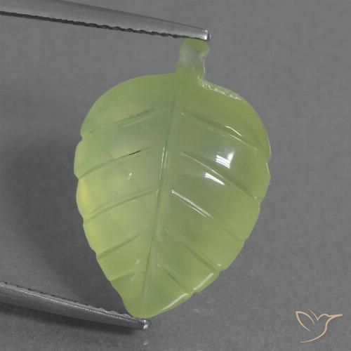 11.59ct طبيعي أخضر أصفر بريهنيت, فانسى, شفاف