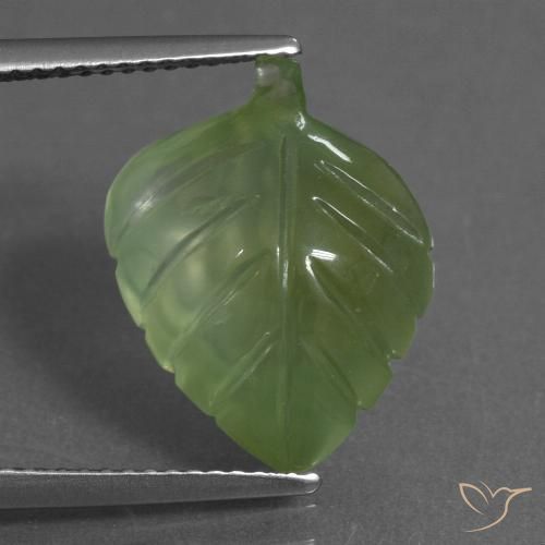 8.63ct طبيعي أخضر دافئ بريهنيت, فانسى, شفاف