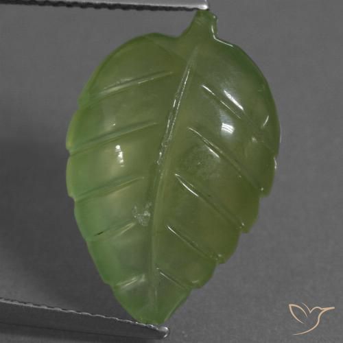 10.07ct طبيعي أخضر دافئ بريهنيت, فانسى, شفاف