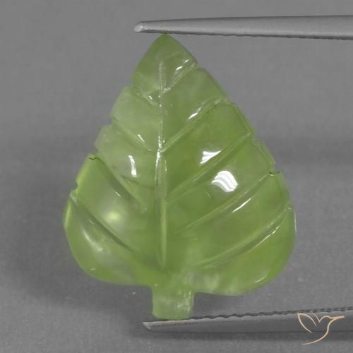 9.92ct طبيعي ليمون اخضر بريهنيت, فانسى, شفاف