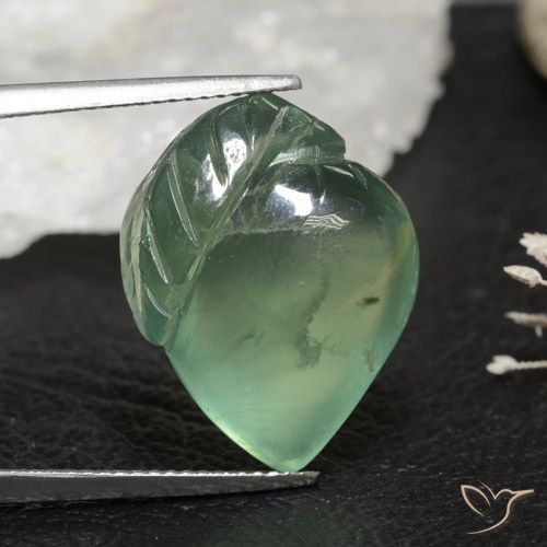19.72ct طبيعي أخضر ترابى بريهنيت, فانسى, شفاف