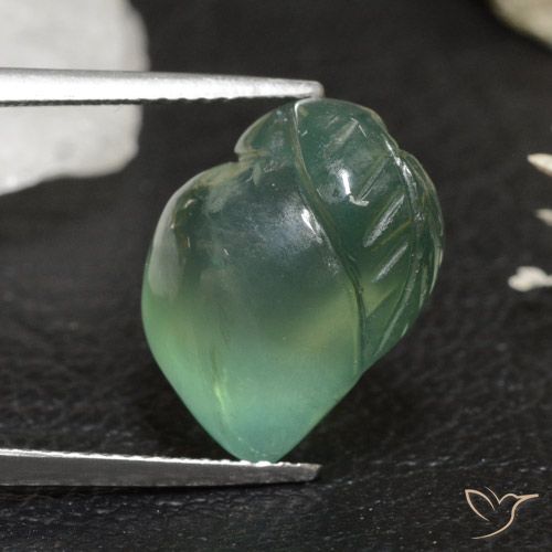13.63ct طبيعي أخضر رائع بريهنيت, فانسى, شفاف
