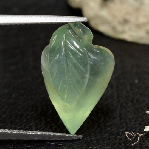 14.97ct طبيعي أخضر مصفر بريهنيت, فانسى, شفاف