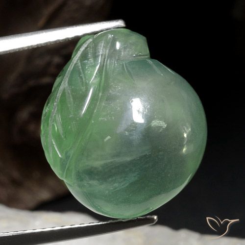22.65ct طبيعي نعناعى فاتح بريهنيت, فانسى, نصف شفاف