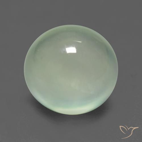 2.75ct طبيعي اخضر المريمية فاتح جدا بريهنيت, بيضوي, شفاف