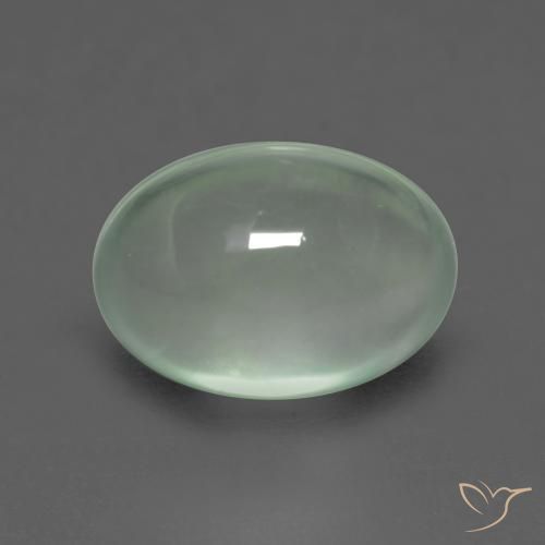 2.42ct طبيعي أخضر كمثرى فاتح بريهنيت, بيضوي, شفاف