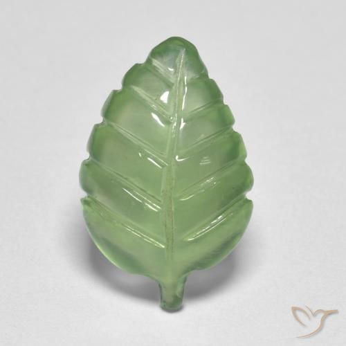 3.86ct طبيعي أخضر مصفر بريهنيت, فانسى, شفاف