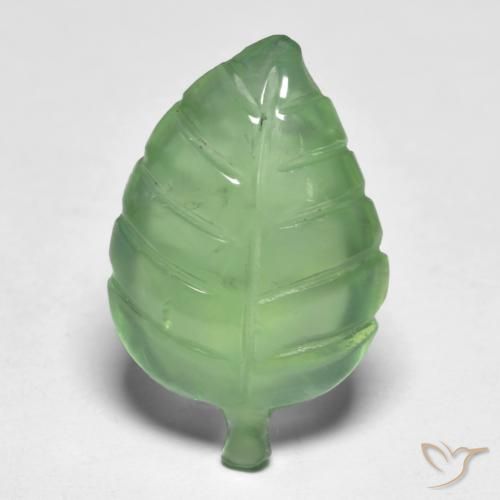 8.13ct طبيعي أخضر مصفر بريهنيت, فانسى, شفاف