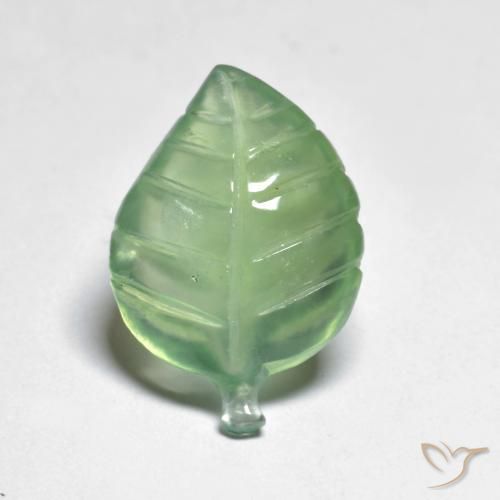 7.09ct طبيعي أخضر دافئ بريهنيت, فانسى, شفاف