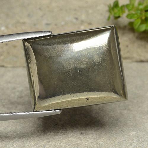 بيريت ذهب طبيعي، باجيت، 38.25 قيراط، غير شفاف