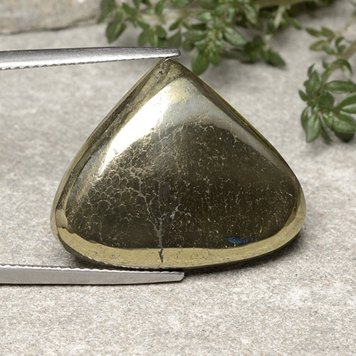 بيريت أسود وذهبى متعدد الألوان طبيعي، شكل الكمثرى، 31.14 قيراط، غير شفاف