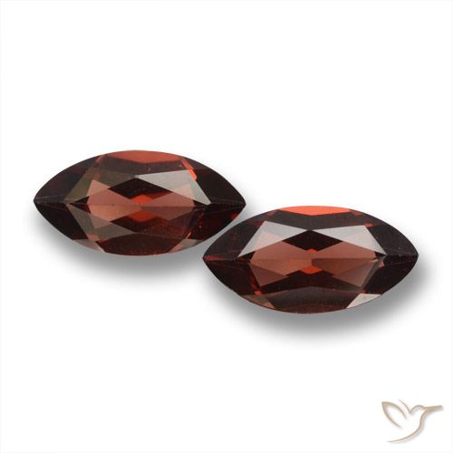 3.99ctw طبيعي أحمر غامق عقيق بيروب, ماركيز, VVS-VS