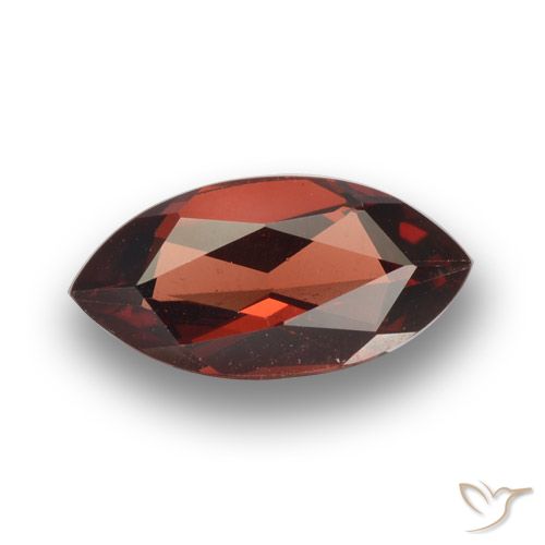 1.89ct طبيعي أحمر ميرلو عقيق بيروب, ماركيز, VVS-VS