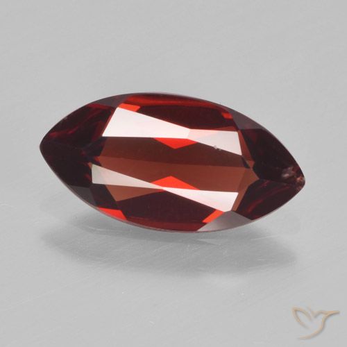 1.71ct طبيعي أحمر غامق عقيق بيروب, ماركيز, VVS-VS