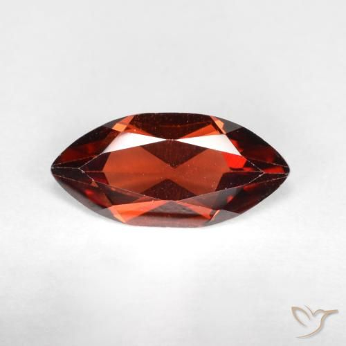 1.05ct طبيعي أحمر غامق عقيق بيروب, ماركيز, VVS-VS