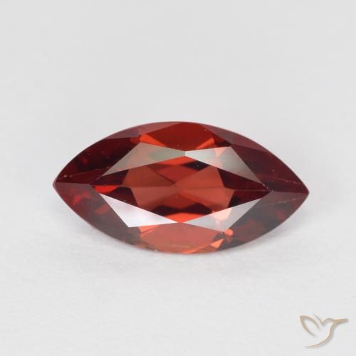 1.32ct طبيعي احمر غامق عقيق بيروب, ماركيز, VVS-VS
