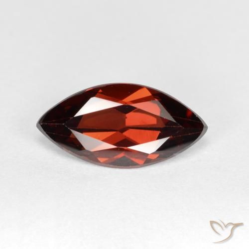 1.24ct طبيعي أحمر غامق عقيق بيروب, ماركيز, VVS-VS