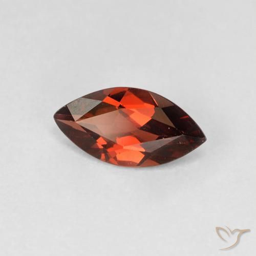 1.17ct طبيعي أحمر غامق عقيق بيروب, ماركيز, VVS-VS