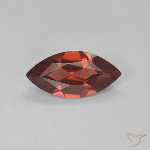 1.07ct طبيعي أحمر غامق عقيق بيروب, ماركيز, VVS-VS