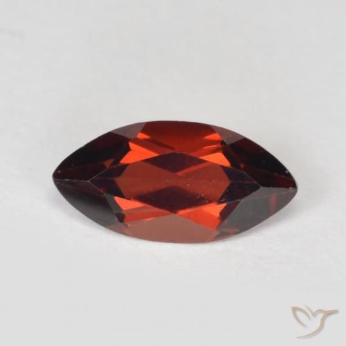 1.21ct طبيعي احمر غامق عقيق بيروب, ماركيز, VVS-VS