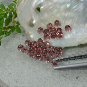 أحجار عقيق بيروب أحمر غامق طبيعية، قصة دائرى، شفاف، وزنها 2.10 قيراط