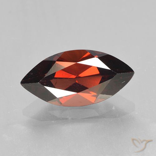 2.05ct طبيعي أحرمر سقلاتى غامق عقيق بيروب, ماركيز, VVS-VS