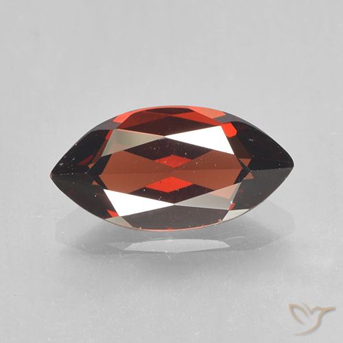 2.08ct طبيعي أحمر ميرلو عقيق بيروب, ماركيز, VVS-VS