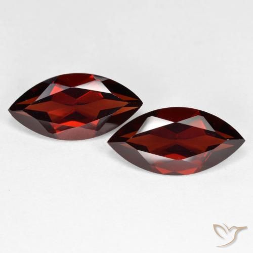 4.13ctw طبيعي أحمر سانجريا عقيق بيروب, ماركيز, VVS