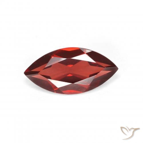2.01ct طبيعي أحمر الكشمش عقيق بيروب, ماركيز, VVS-VS