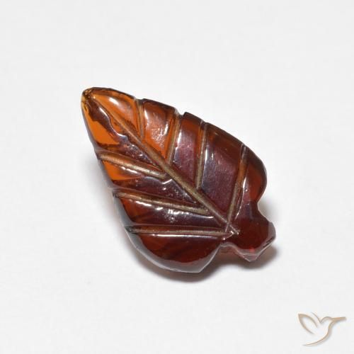 2.44ct طبيعي برتقالى محمر عقيق بيروب, فانسى, نصف شفاف