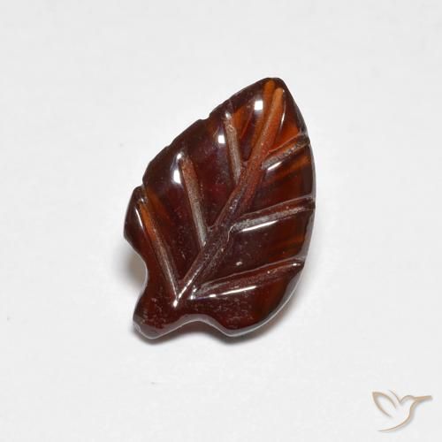 2.09ct طبيعي برتقالى محمر عقيق بيروب, فانسى, نصف شفاف