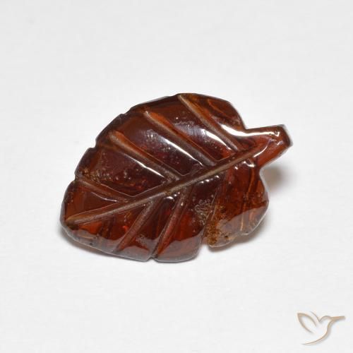 2.89ct طبيعي برتقالى محمر عقيق بيروب, فانسى, نصف شفاف