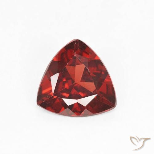 0.68ct طبيعي أحمر سانجريا عقيق بيروب, مثلثى, VVS-VS
