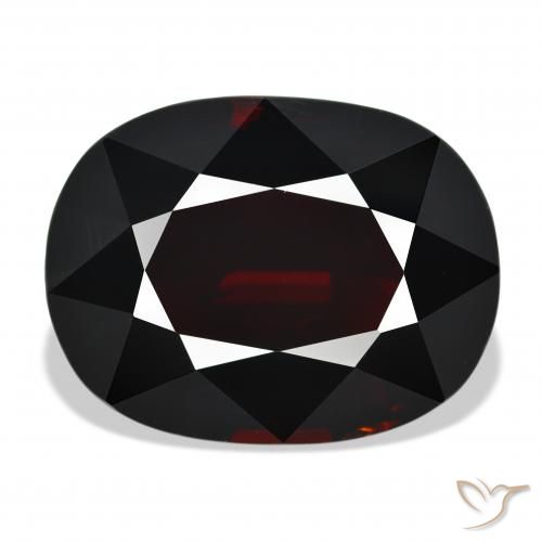 34.78ct طبيعي احمر غامق عقيق بيروب, بيضوي, VVS