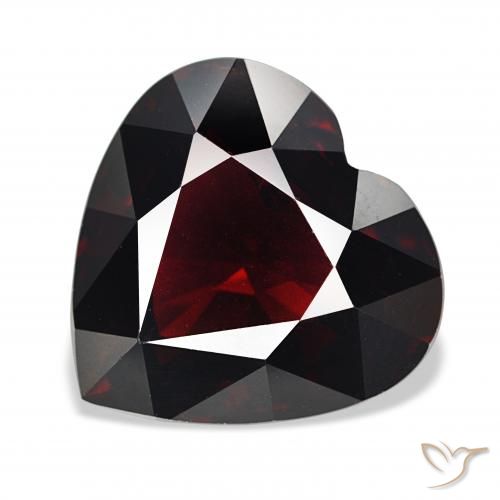 16.80ct طبيعي احمر غامق عقيق بيروب, قلب, قليلا جدا